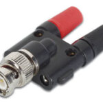 BNC MALE TO 2x 4mm BANANA PLUG