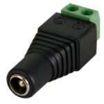 DC PLUG 5.5x2.5mm FEMALE TO SCREW TERMINAL