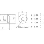 CLAMP FILTER FOR CABLES Ø4.0mm
