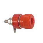 BINDING POSTS 4mm NICKEL - RED