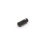 BANANA PLUG SCREW CONNECTION BLACK. FEMALE