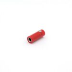 BANANA PLUG SCREW CONNECTION RED. FEMALE