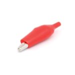 ALLIGATOR CLIP WITH RED BOOT. 44mm