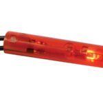LAMP FILAM. 12V RED ROUND