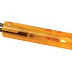 LAMP NEON 220V AMBER ROUND