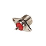 PL FEMALE. SOLDER CONNECTION. SQUARE CHASSIS MOUNT