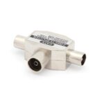 TV SPLITTER METAL FEMALE TO 2 x MALE