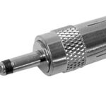 TV PLUG FEMALE TO 3.5mm JACK MONO MALE. METAL