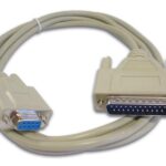 MODEM CABLE D 9 FEMALE - D 25 MALE (2m)