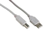 USB CABLE - A MALE TO B MALE, LENGTH : 1m