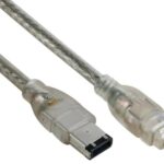 FIREWIRE CABLE - 6-PIN / 4-PIN - IEEE-1394. 1.5m