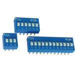 DS-4 DIP SWITCH 1P AND 4POS.
