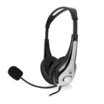 STEREO HEADSET WITH MICROPHONE & VOLUME CONTROL