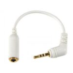 STEREO AUDIO & MIC ADAPTER 2.5mm FEMALE TO 3.5mm MALE