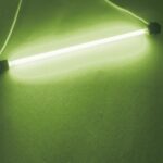 COLD-CATHODE FLUORESCENT LAMP. Ø4mm LENGTH : 10cm. GREEN