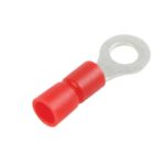 RING TERMINAL RED 6.4mm. 10pcs/blister