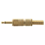3.5mm JACK MONO MALE. GOLD