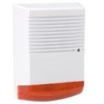 DUMMY ALARM SIREN WITH RED FLASHING LED