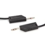 MEASURING LEAD 4mm 50cm / BLACK (MLN-SIL / 1)