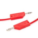 SILICON PROTECTED MEASURING LEAD 50cm. RED. OUTLET 4mm - (MLN-SIL / 1)