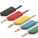 MEASURING LEAD 4mm 100cm / BLACK (MLN SIL 100/1)