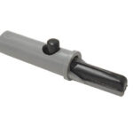 INSULATED CROCODILE CLIP. BLACK. FEMALE SOCKET 4mm - AK10