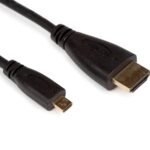 ULTRA THIN HDMI TO MICRO HDMI CABLE MALE/MALE CABLE - LENGTH 2 m