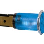 LAMP FILAM. 12V BLUE ROUND FASTON