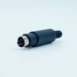 PLUG 8-PIN DIN MINI MALE PLASTIC