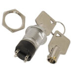 KEY SWITCH 2P ON-OFF (DPST)