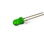 STANDARD LED LAMP 5mm GREEN DIFFUSED