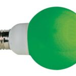 GREEN LED lamp - E27 - 20 LEDs - Ø60 cm