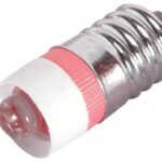 RED LED LIGHT - E10 - 12VDC