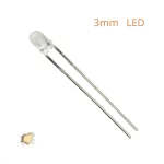HIGH LUMINOCITY WHITE LED WARM WHITE 3mm