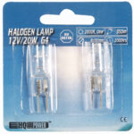 HALOGEN LAMP CLEAR, 20W/12V, G4