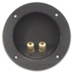 DOUBLE LS CONNECTION TERMINAL - ROUND - GOLD