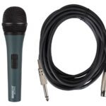PROFESSIONAL DYNAMIC BLACK MICROPHONE WITH CARRY CASE