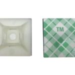 ADHESIVE BACKED MOUNTS 2.0 - 4.8mm/28x28mm/10pcs