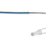 MOUNTING WIRE 0.50mm² - BLUE - MULTICORE