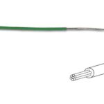 MOUNTING WIRE 0.50mm² - GREEN- MULTICORE
