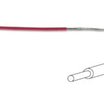 MOUNTING WIRE Ø 0.5mm RED FULL CORE 0.2mm2.