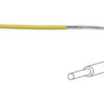 MOUNTING WIRE 0.50mm² - YELLOW - MULTICORE