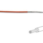 MOUNTING WIRE 0.50mm² - ORANGE- MULTICORE