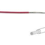 MOUNTING WIRE 7x0.193mm (0.20mm2) RED.