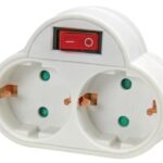 ADAPTER WITH ON/OFF SWITCH - 2 SOCKETS