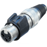 PLUG 3-POLE FEMALE FOR CABLE OMEGA