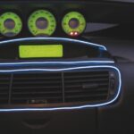 MUSIC-CONTROLLED EL WIRE SET 12VDC, 3m, BLUE