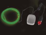 MUSIC-CONTROLLED EL WIRE SET 12VDC. 3m. GREEN - Image 2