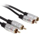2 x RCA AUDIO PLUG TO 2 x RCA AUDIO PLUG / STANDARD / 5.0 m / M-M / GOLD PLATED