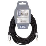 3,5MM STEREO PLUG TO 3,5MM STEREO PLUG / BASIC / 5,0 / M-M